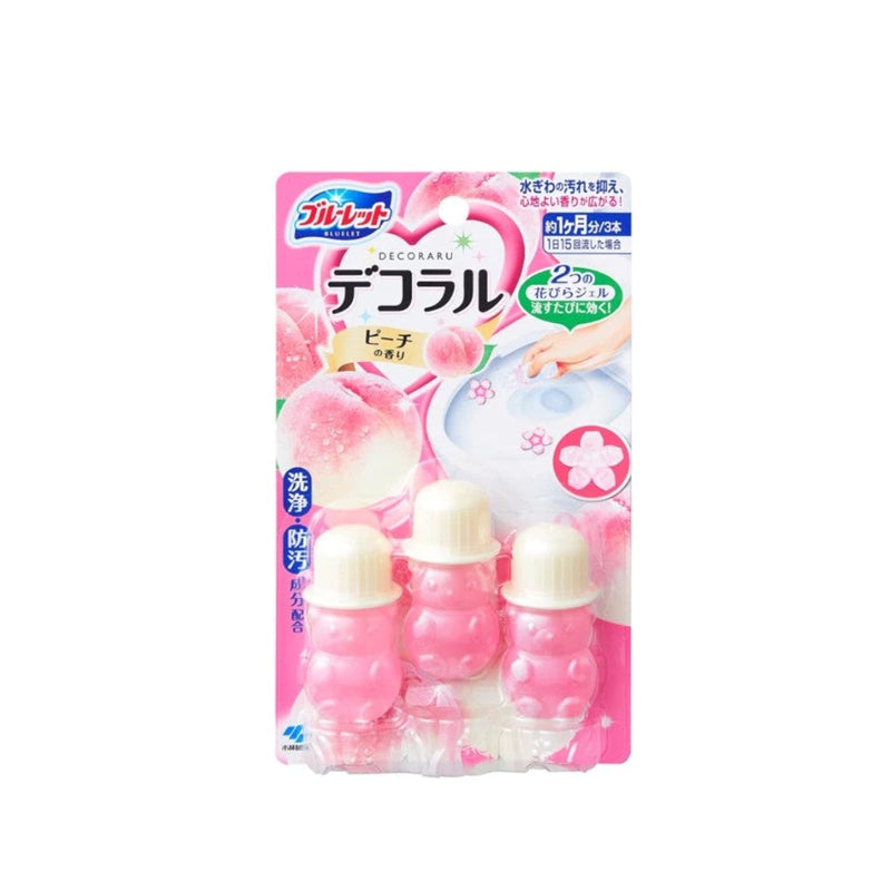 日本KOBAYASHI小林制药 小熊除臭剂洁厕灵凝胶（清新花香）7.5g*3 - Milkbuy秒麦网