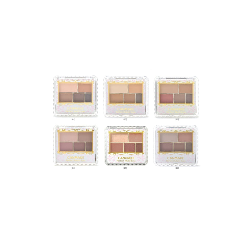 【新手必备】日本Canmake井田 哑光幻变五色眼影盘 2款可选 - Milkbuy秒麦网