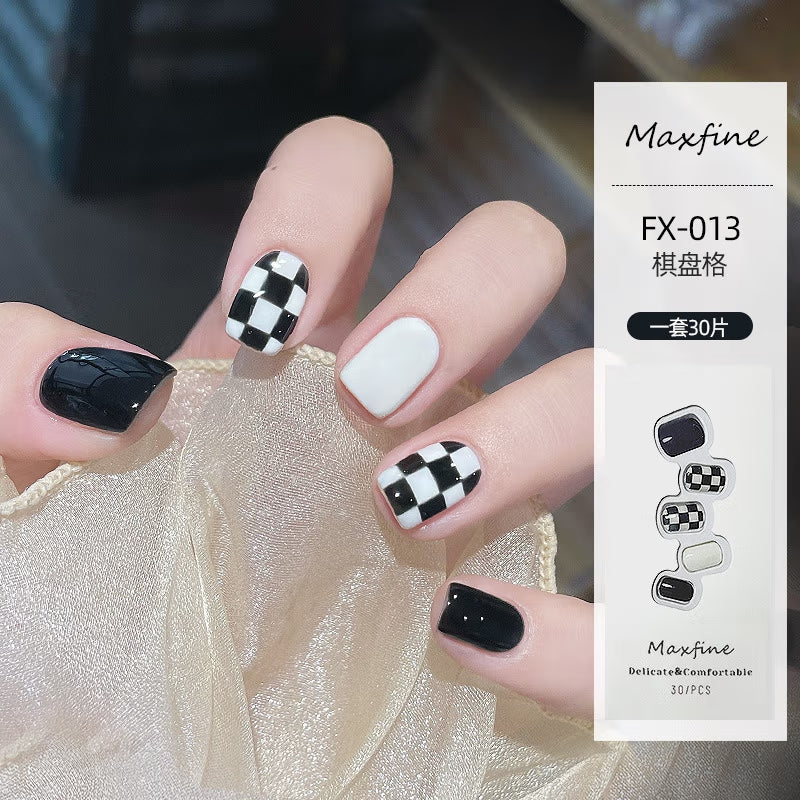 MAXFINE 果冻胶可拆卸穿戴甲 30片装 3款可选 - Milkbuy秒麦网