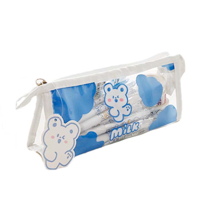 提拉多TELADO 奶油兔透明笔袋 小号 2款可选 - Milkbuy秒麦网